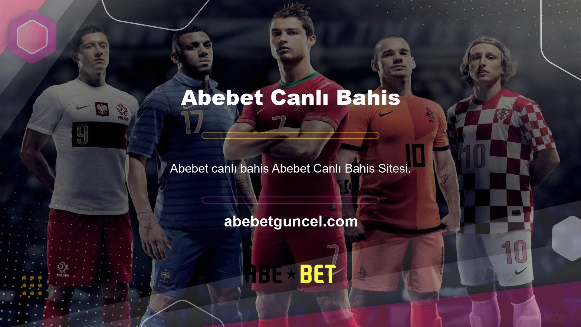 Abebet Canlı Bahis Sitesi, çevrimiçi casino endüstrisinde önemli bir konuma sahiptir ve en güvenilir organizasyonlardan biri olarak kabul edilir